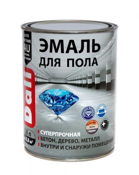 Эмаль алкидная для пола бежевая, RAL7032, 0,8 л, Dali