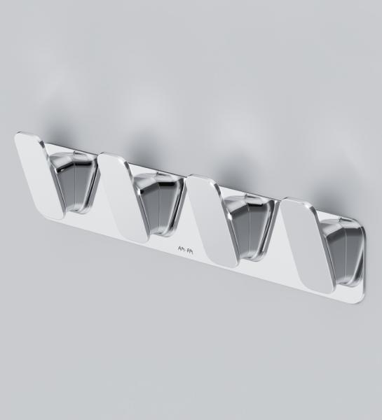 Планка с 4 крючками AM.PM Inspire 2.0 хром A50A35900