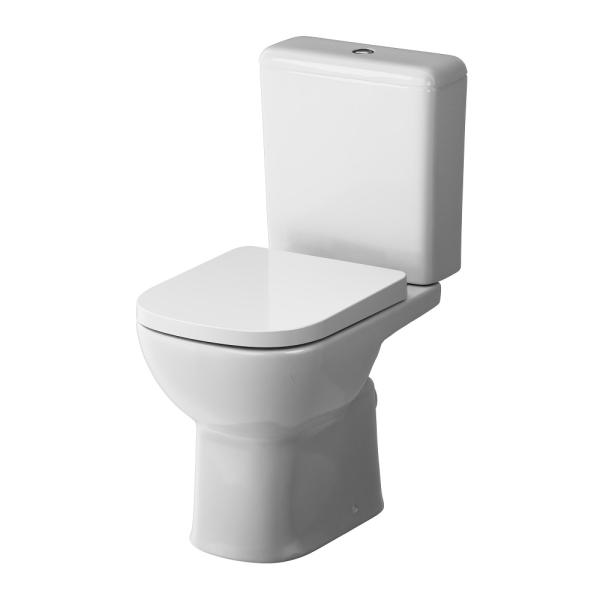 Унитаз-компакт AM.PM Sunny 2.0 безободковый, сиденье с микролифтом, C85C8601SC