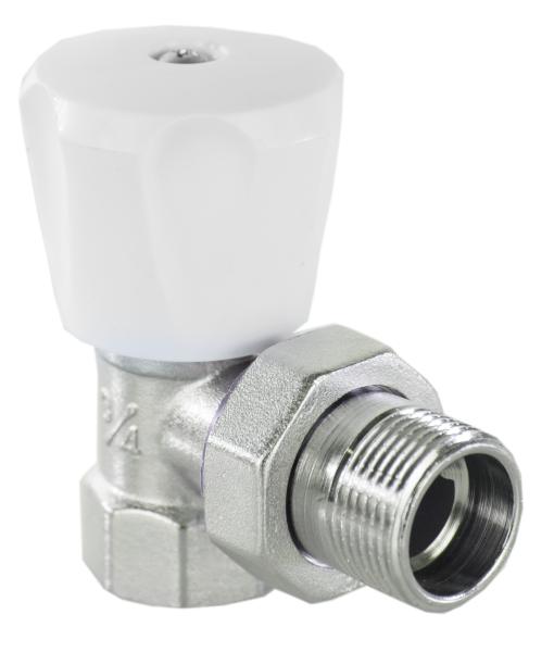 Клапан ручной для радиатора угловой компактный 1/2 Valtec VT.007.LN.04 (8)