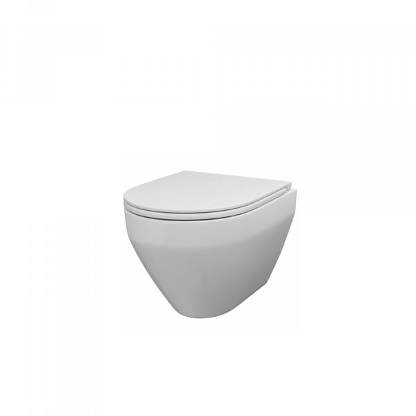Унитаз подвесной AM.PM Spirit 2.0 C701700WH безободковый без сиденья