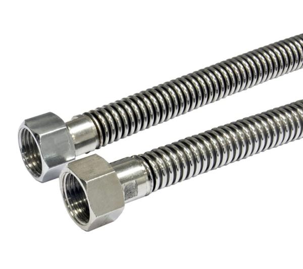 Подводка для газа сильфонная 1,2 м, 1/2" г/г, Tuboflex